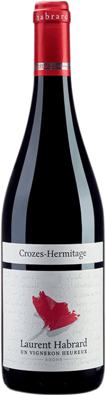 34,95 € Kostenloser Versand | Rotwein Laurent Habrard Valérie A.O.C. Crozes-Hermitage Frankreich Syrah Eco — Biologisch 75 cl
