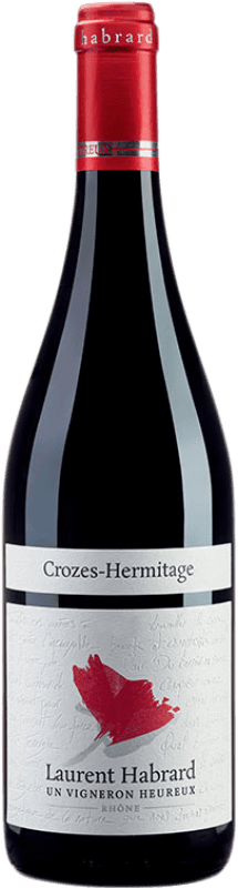 32,95 € Spedizione Gratuita | Vino rosso Laurent Habrard Valérie A.O.C. Crozes-Hermitage Francia Syrah Bottiglia 75 cl