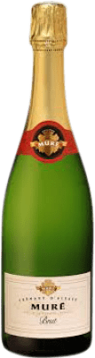 27,95 € Бесплатная доставка | Белое игристое Muré брют A.O.C. Crémant d'Alsace Эльзас Франция Pinot Black, Riesling, Pinot Grey, Pinot White, Pinot Auxerrois бутылка 75 cl