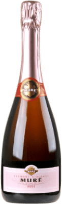 43,95 € 免费送货 | 玫瑰气泡酒 Muré Crémant Rosé A.O.C. Alsace 阿尔萨斯 法国 Pinot Black 瓶子 75 cl