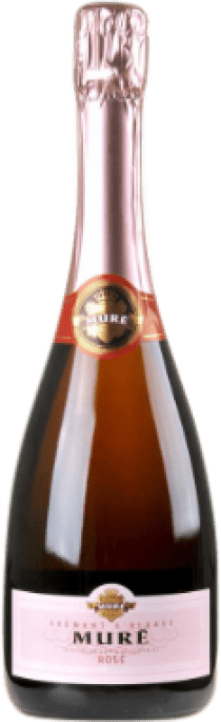 42,95 € Envio grátis | Espumante rosé Muré Crémant Rosé A.O.C. Alsace Alsácia França Pinot Preto Garrafa 75 cl