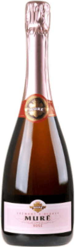 44,95 € Spedizione Gratuita | Spumante rosato Domaine Muré Rosé A.O.C. Crémant d'Alsace Alsazia Francia Pinot Nero Bottiglia 75 cl