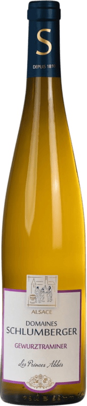 31,95 € Envío gratis | Vino blanco Domaines Schlumberger Les Princes Abbés A.O.C. Alsace Alsace Francia Gewürztraminer Botella 75 cl