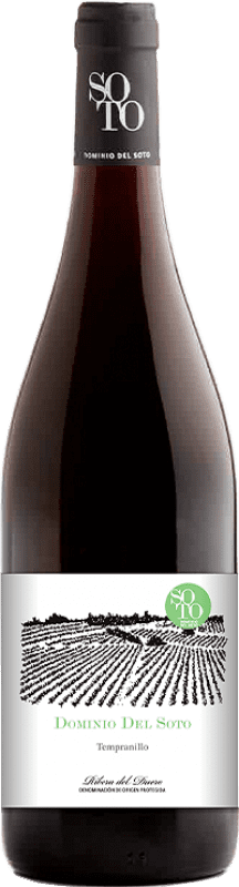 18,95 € Envio grátis | Vinho tinto Dominio del Soto D.O. Ribera del Duero Castela e Leão Espanha Tempranillo Garrafa 75 cl