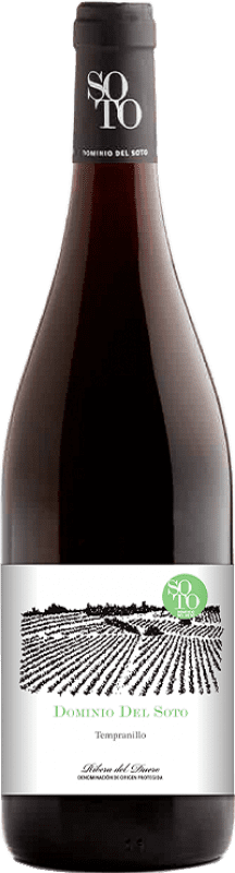 12,95 € Spedizione Gratuita | Vino rosso Dominio del Soto D.O. Ribera del Duero Castilla y León Spagna Tempranillo Bottiglia 75 cl