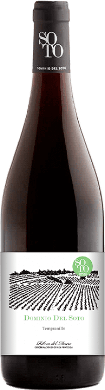 17,95 € Spedizione Gratuita | Vino Rosso Dominio del Soto D.O. Ribera del Duero Castilla y León Spagna Tempranillo Eco Biologico Bottiglia 75 cl