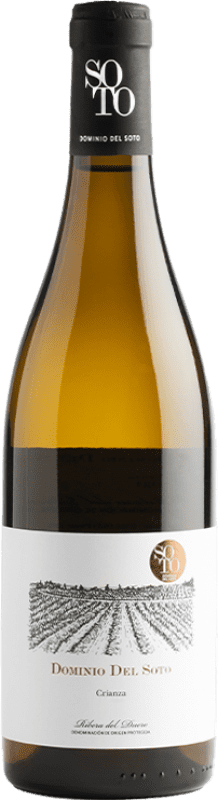 15,95 € Spedizione Gratuita | Vino bianco Dominio del Soto Blanco Crianza D.O. Ribera del Duero Castilla y León Spagna Albillo Bottiglia 75 cl