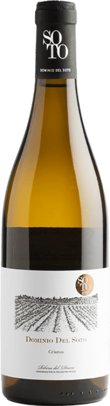 16,95 € Spedizione Gratuita | Vino Bianco Dominio del Soto Crianza — Invecchiato in Botte D.O. Ribera del Duero Castilla y León Spagna Albillo Bottiglia 75 cl