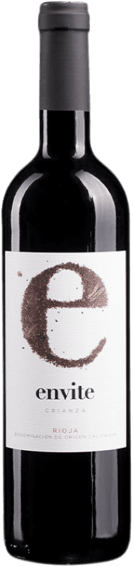 9,95 € Бесплатная доставка | Красное вино Envite старения D.O.Ca. Rioja Ла-Риоха Испания Tempranillo, Grenache, Mazuelo бутылка 75 cl