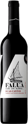 7,95 € Envío gratis | Vino Tinto Falua 2 Castas D.O.C. Vinho do Tejo Ribatejo Portugal Cabernet Sauvignon, Aragonez 75 cl