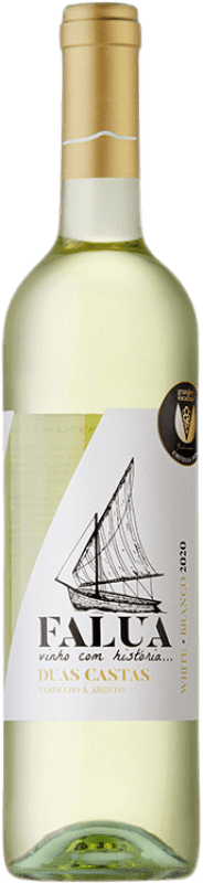 7,95 € Envío gratis | Vino blanco Falua 2 Castas Vinho do Tejo Branco Portugal Arinto, Verdello Botella 75 cl