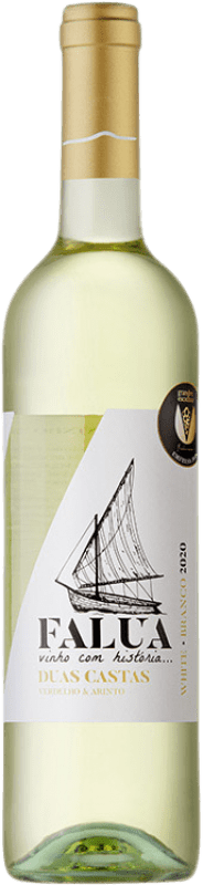 7,95 € 免费送货 | 白葡萄酒 Falua 2 Castas D.O.C. Vinho do Tejo Ribatejo 葡萄牙 Arinto — 阿林图, Verdello — 维尔代洛 75 cl