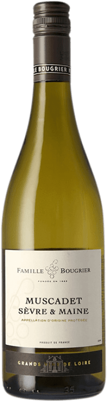 8,95 € Envio grátis | Vinho branco Bougrier Collection A.O.C. Muscadet-Sèvre et Maine Loire França Melon de Bourgogne Garrafa 75 cl