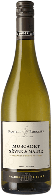 8,95 € Spedizione Gratuita | Vino bianco Bougrier Collection A.O.C. Muscadet-Sèvre et Maine Loire Francia Melon de Bourgogne Bottiglia 75 cl