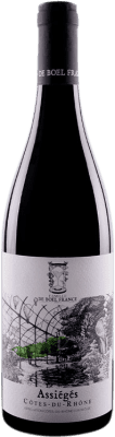 16,95 € Бесплатная доставка | Красное вино Famille de Boel Assiégés A.O.C. Côtes du Rhône Рона Франция Syrah, Grenache, Carignan, Caladoc бутылка 75 cl