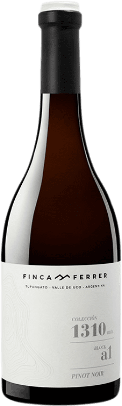 31,95 € 免费送货 | 红酒 Finca Ferrer Colección 1310 I.G. Valle de Uco 门多萨 阿根廷 Pinot Black 瓶子 75 cl