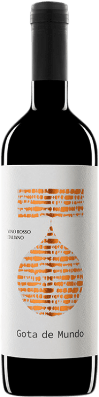 26,95 € Бесплатная доставка | Красное вино Gota de Mundo Crianza — Крианса I.G.T. Emilia Romagna Эмилия-Романья Италия Merlot — Мерло, Cabernet Sauvignon — Каберне Совиньон, Barbera — Барбера Бутылка 75 cl