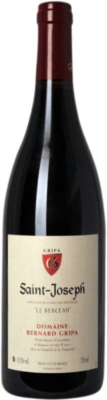 54,95 € Бесплатная доставка | Красное вино Gripa Bernard Le Berceau A.O.C. Saint-Joseph Рона Франция Syrah бутылка 75 cl