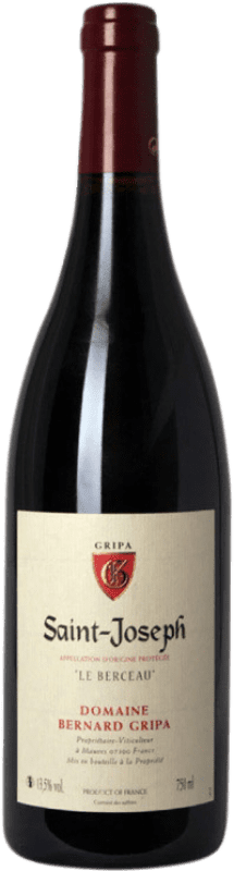 56,95 € Free Shipping | Red wine Gripa Bernard Le Berceau A.O.C. Saint-Joseph Rhône France Syrah Bottle 75 cl