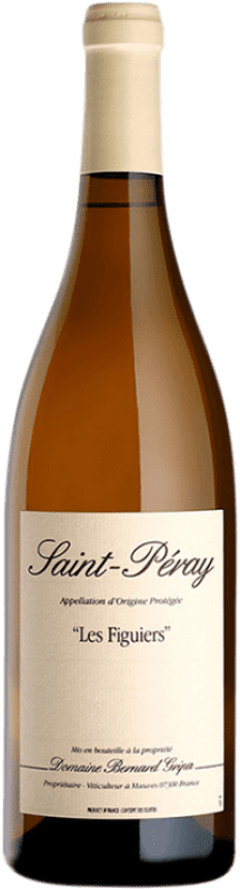 39,95 € Envío gratis | Vino blanco Gripa Bernard Les Figuiers Crianza A.O.C. Saint-Péray Rhône Francia Roussanne, Marsanne Botella 75 cl