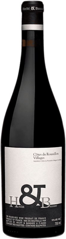 19,95 € Kostenloser Versand | Rotwein Hecht & Bannier A.O.C. Côtes du Roussillon Languedoc Frankreich Syrah, Garnacha — Grenache, Monastrell, Cariñena — Carignan Flasche 75 cl