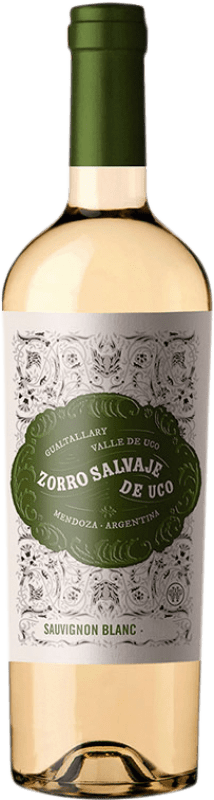 15,95 € Envío gratis | Vino blanco Huentala Zorro Salvaje I.G. Mendoza Mendoza Argentina Sauvignon Blanca Botella 75 cl