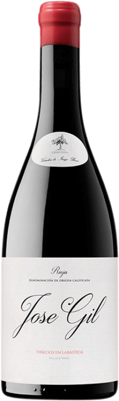 36,95 € Envío gratis | Vino tinto José Gil Viñedos en Labastida D.O.Ca. Rioja La Rioja España Tempranillo, Garnacha, Viura, Palomino Fino Botella 75 cl