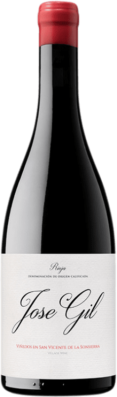 36,95 € Envio grátis | Vinho tinto José Gil Viñedos en San Vicente de la Sonsierra D.O.Ca. Rioja La Rioja Espanha Tempranillo, Grenache Garrafa 75 cl