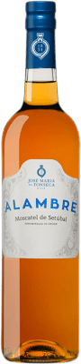 27,95 € 免费送货 | 甜酒 José María da Fonseca Alambre Setúbal 葡萄牙 Muscatel Giallo 5 岁 瓶子 75 cl