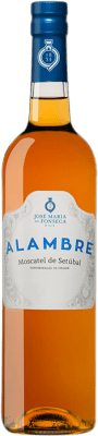 14,95 € Spedizione Gratuita | Vino dolce José María da Fonseca Alambre D.O.C. Setúbal Portogallo Moscato Giallo 5 Anni Bottiglia 75 cl