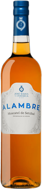 14,95 € Spedizione Gratuita | Vino Dolce José María da Fonseca Alambre D.O.C. Setúbal Portogallo Moscatel — Moscato 5 Anni Bottiglia 75 cl