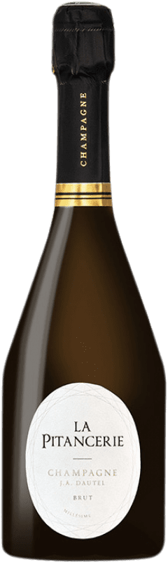 66,95 € Бесплатная доставка | Белое игристое J. A. Dautel La Pitancerie Cuvée Millésimé La Generale A.O.C. Champagne шампанское Франция Pinot Black, Chardonnay бутылка 75 cl