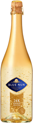 8,95 € Free Shipping | White sparkling Langguth Blue Nun 24K Gold Edition Germany Bottle 75 cl