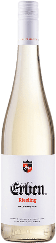 10,95 € 免费送货 | 白酒 Langguth Erben Q.b.A. Rheinhessen Rheinhessen 德国 Riesling 瓶子 75 cl