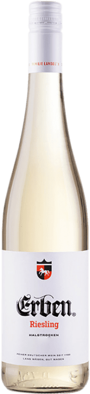 8,95 € Envio grátis | Vinho Branco Langguth Erben Q.b.A. Rheinhessen Rheinhessen Alemanha Riesling 75 cl