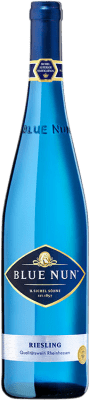 12,95 € Envio grátis | Vinho branco Langguth Blue Nun Q.b.A. Rheinhessen Rheinhessen Alemanha Riesling Garrafa 75 cl