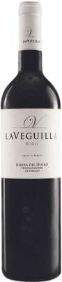 7,95 € 免费送货 | 红酒 Laveguilla 橡木 D.O. Ribera del Duero 卡斯蒂利亚莱昂 西班牙 Tempranillo, Cabernet Sauvignon 瓶子 75 cl