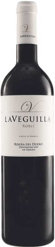 7,95 € Бесплатная доставка | Красное вино Laveguilla Дуб D.O. Ribera del Duero Кастилия-Леон Испания Tempranillo, Cabernet Sauvignon бутылка 75 cl