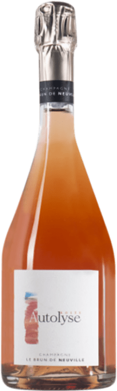 68,95 € Envio grátis | Espumante rosé Le Brun de Neuville Autolyse Rosée A.O.C. Champagne Champagne França Pinot Preto, Chardonnay Garrafa 75 cl