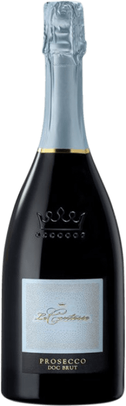 16,95 € Бесплатная доставка | Белое игристое Le Contesse брют D.O.C. Prosecco Treviso Италия Glera бутылка 75 cl