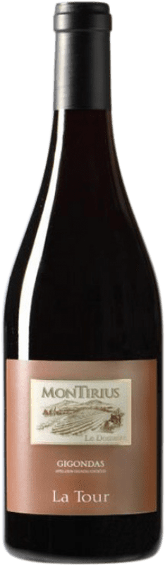 35,95 € Spedizione Gratuita | Vino rosso Le Domaine Montirius La Tour A.O.C. Gigondas Provenza Francia Grenache, Mourvèdre Bottiglia 75 cl