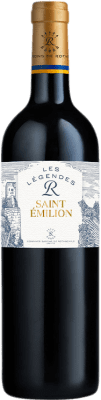 39,95 € 免费送货 | 红酒 Les Légendes R A.O.C. Saint-Émilion Aquitania 法国 Merlot, Cabernet Franc 瓶子 75 cl