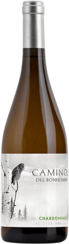 21,95 € Kostenloser Versand | Weißwein Bonhomme Caminos D.O. Valencia Valencianische Gemeinschaft Spanien Chardonnay Flasche 75 cl