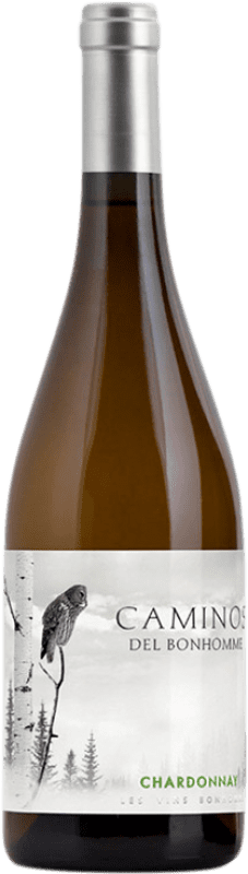 19,95 € Free Shipping | White wine Bonhomme Caminos D.O. Valencia Valencian Community Spain Chardonnay Organic Bottle 75 cl