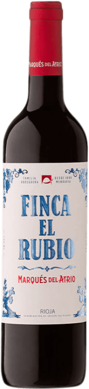 22,95 € 送料無料 | 赤ワイン Marqués del Atrio Finca El Rubio D.O.Ca. Rioja ラ・リオハ スペイン Tempranillo, Graciano ボトル 75 cl