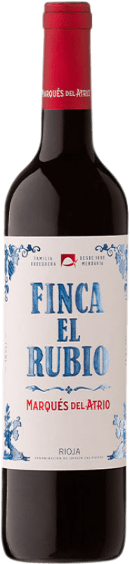 22,95 € Envoi gratuit | Vin rouge Marqués del Atrio Finca El Rubio D.O.Ca. Rioja La Rioja Espagne Tempranillo, Graciano Bouteille 75 cl