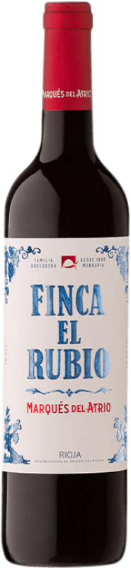 17,95 € Бесплатная доставка | Красное вино Marqués del Atrio Finca El Rubio D.O.Ca. Rioja Ла-Риоха Испания Tempranillo — Темпранильо, Graciano — Грасиано 75 cl