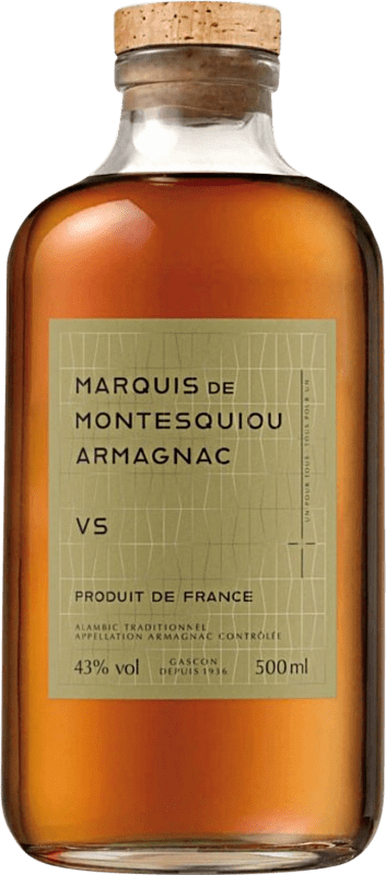 34,95 € 免费送货 | 阿马尼亚克 Marquis de Montesquiou VS Very Special — 非常特别 法国 中瓶装 50 cl