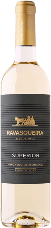 10,95 € Envío gratis | Vino Blanco Monte da Ravasqueira Superior I.G. Alentejo Alentejo Portugal Viognier, Albariño, Sémillon, Arinto 75 cl