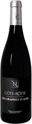 55,95 € Envio grátis | Vinho Tinto Nicolas Champagneux Les Grandes Places A.O.C. Côte-Rôtie França Syrah 75 cl
